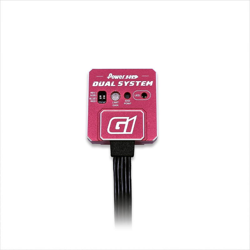 Power HD Gyro G1 drift Dual System Full Red HD-G1R - Abbildung 1