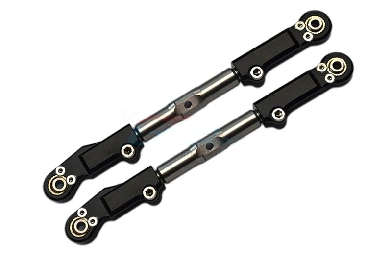 GPM Aluminium & Edelstahl Spurstange oben hinten schwarz GPM Traxxas Sledge SLE057SBK