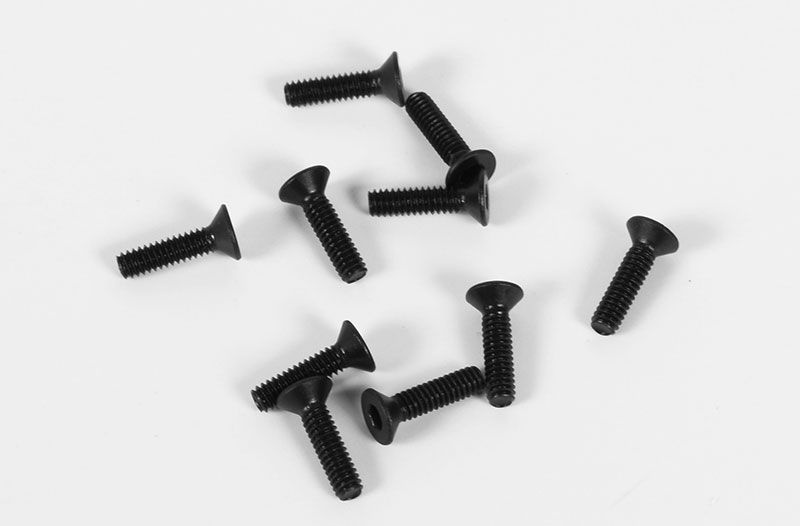 RC4WD Steel Flat Head Socket Cap Screw M2 x 8mm (10) Z-S1259