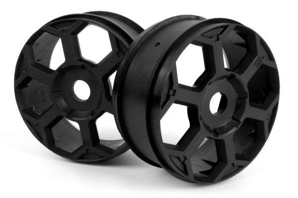 HPI Hexcode Wheel Black (2pcs) 160279