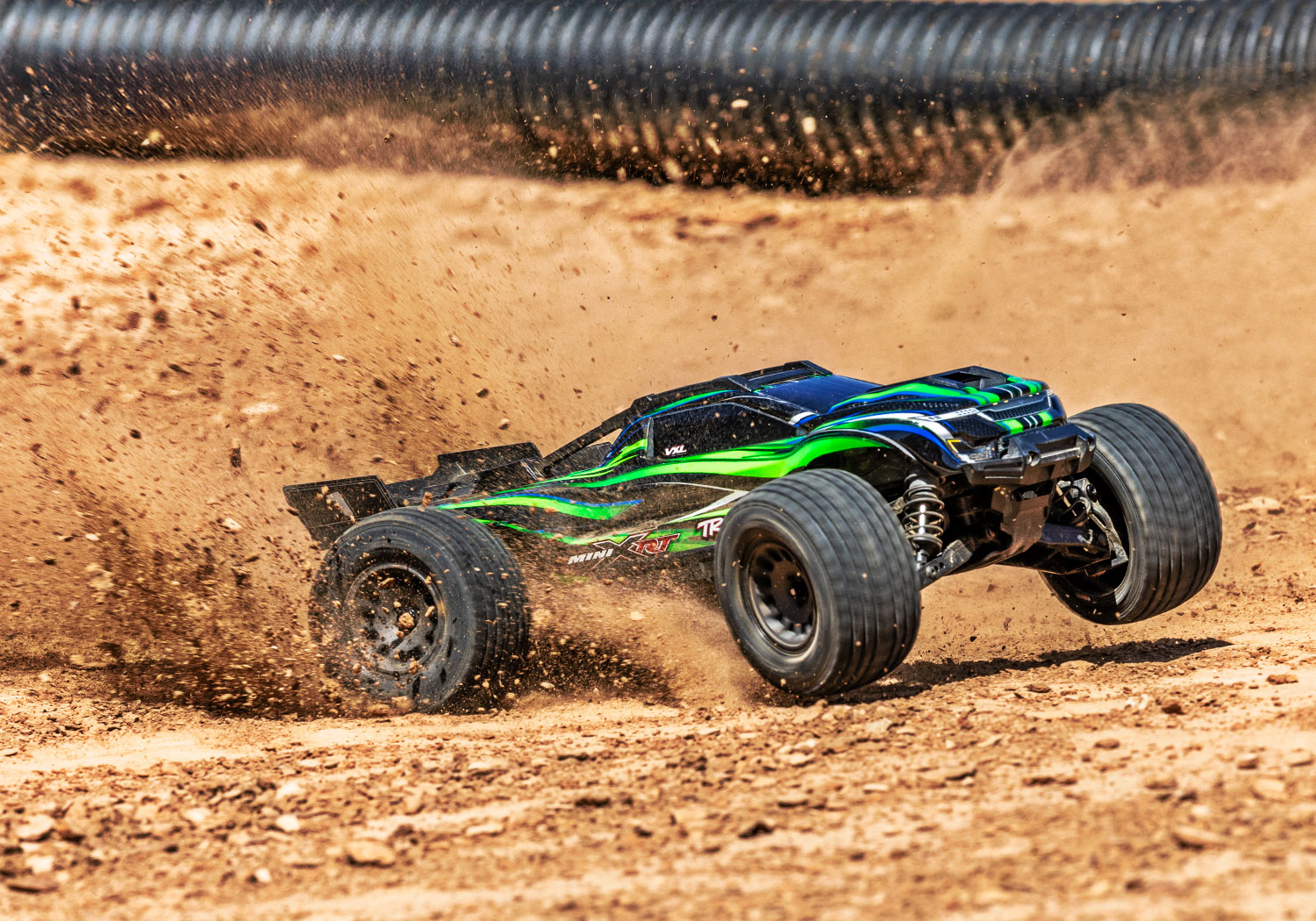 Traxxas MINI-XRT VXL-3S 4x4 1/16 Race Truck Grün mit 2S Akku/Lader 108076-1 - Abbildung 10