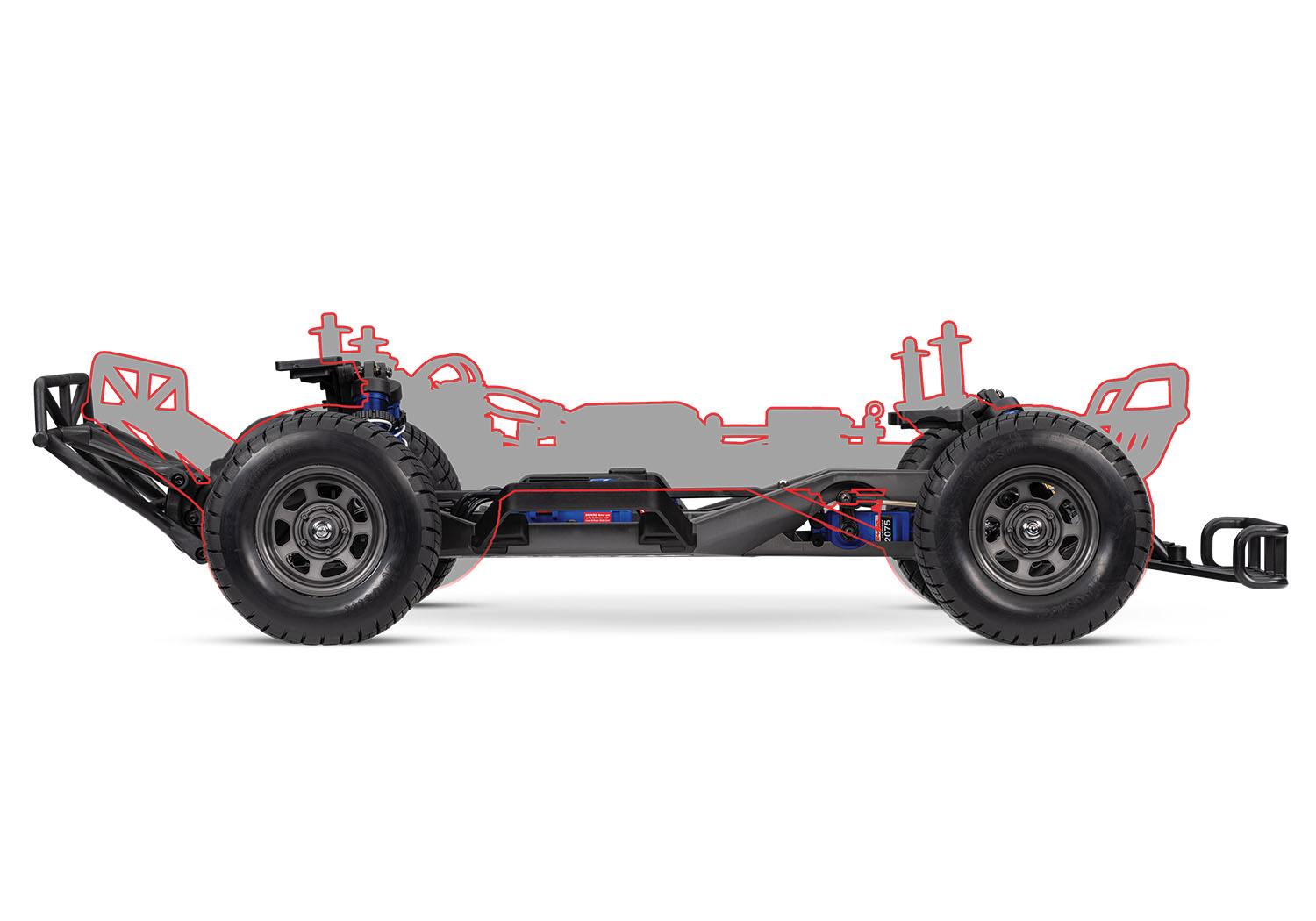 Traxxas Slash Modified Late-Model Competition BL-2S rot 1/10 Dirt Oval Racer RTR Brushless 104364-74 - Abbildung 8