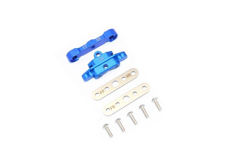 GPM Alu Querlenkerhalter unten vorne blau Traxxas MAXX - Abbildung 1
