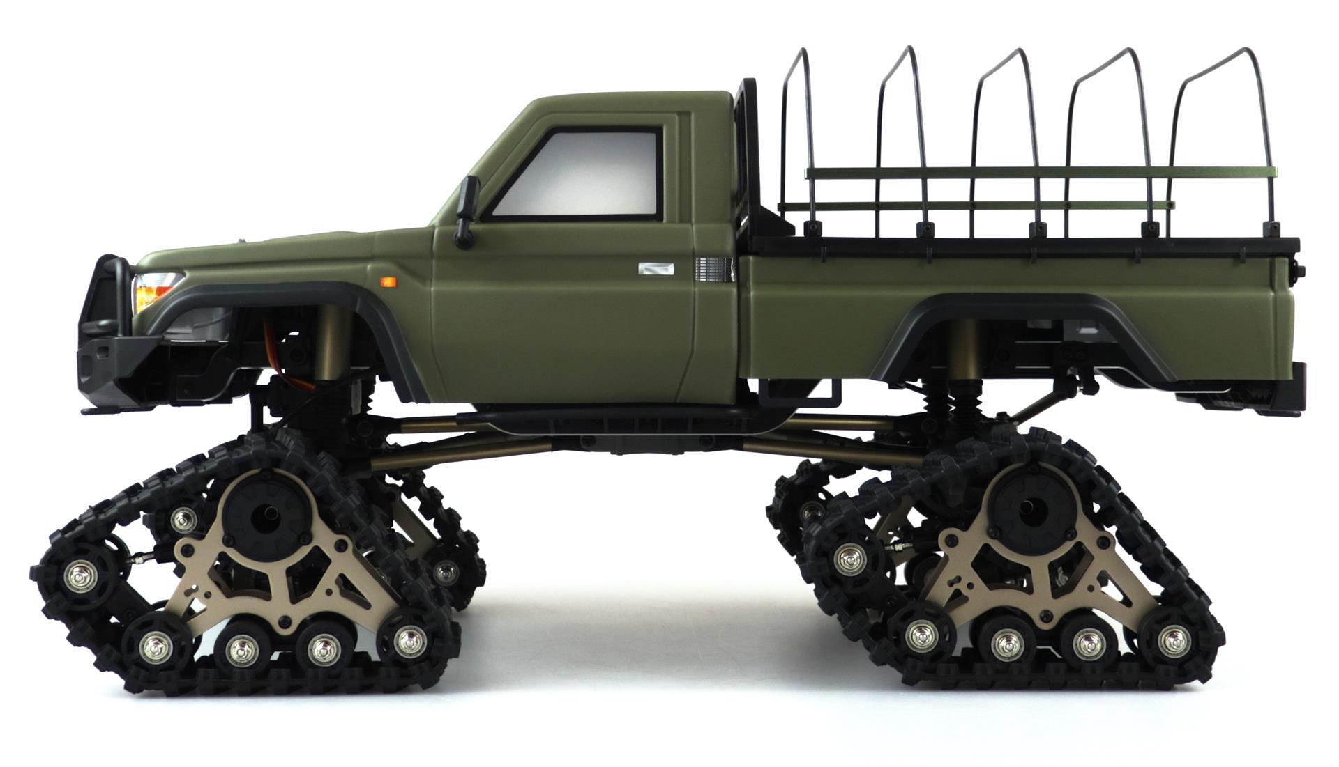 Amewi AMXRock RCX10PTS Scale Crawler Pick-Up 1:10, RTR grau 22463