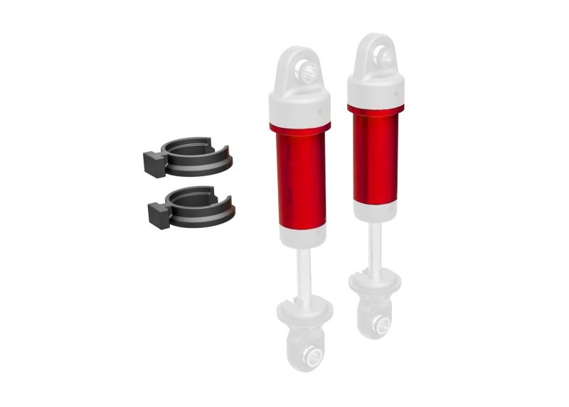 Traxxas GTM Stoßdämpfergehäuse 6061-T6 aluminum (red-eloxiert) (includes s 9763-RED
