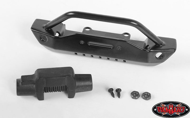 RC4WD VVV-C0582 Steel Stinger Front Bumper W/Plastic Winch for 1/18 Gel II