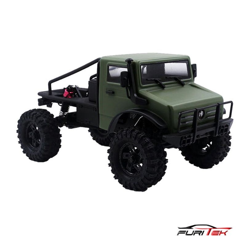 FURITEK CR-18P 2024 Rushmore matt-grün Brushless 1/18 RC Crawler FUR-2557