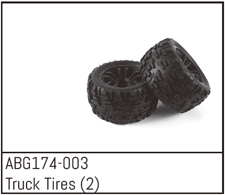 Absima Truck Wheels (2PCS) ABG174-003