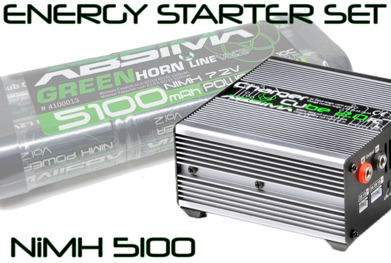 Absima RC Energy Starter Set 5100 (NiMH/Cube 2.0) 4200023