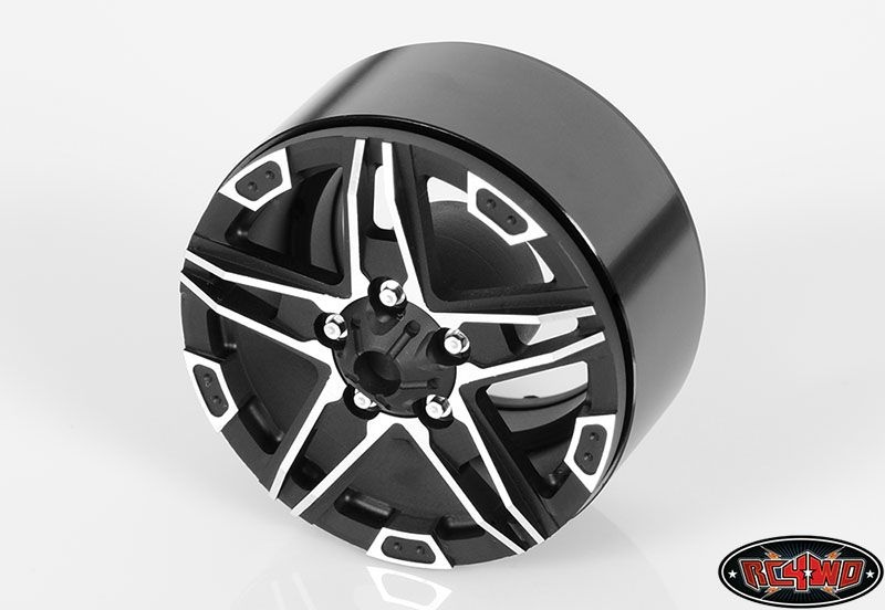 RC4WD Bombshell 1.9 Beadlock Wheels (Black) Z-W0171