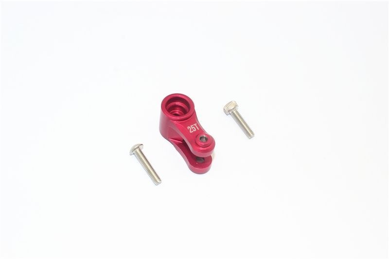GPM Alu Servohorn 25T rot Traxxas MAXX