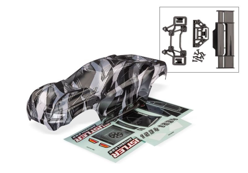 Traxxas Rustler VX3 Karosserie ProGraphix Rustler 2WD/VXL (ben. Hintergrundlackierung) 3780X