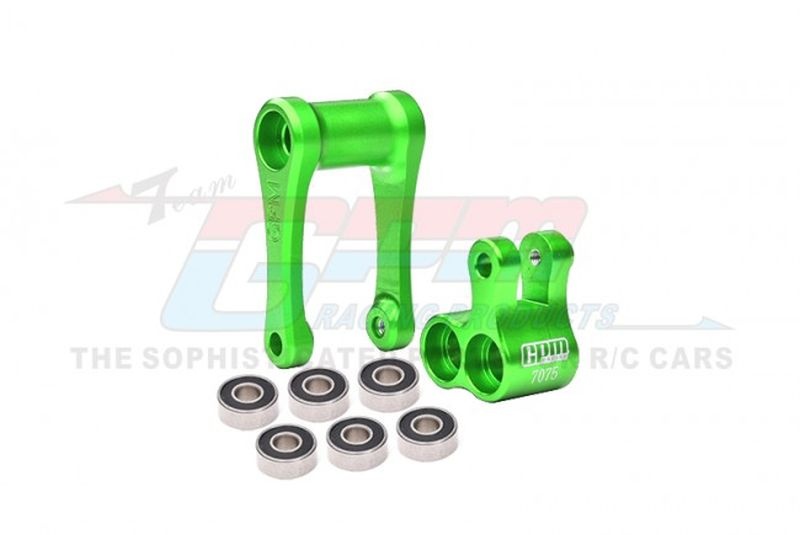 GPM ALU Knuckle & Pull Rod (größere Lager) grün 1/4 PROMOTO-MX MOTORCYCLE RTR FXR-LOS06000/60 MX030G