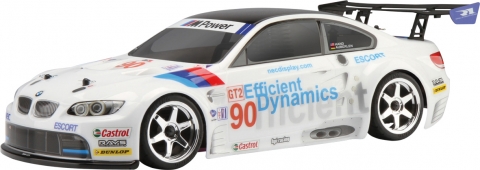 HPI BMW M3 GT2 Karosserie weiss lackiert (200mm) 106976