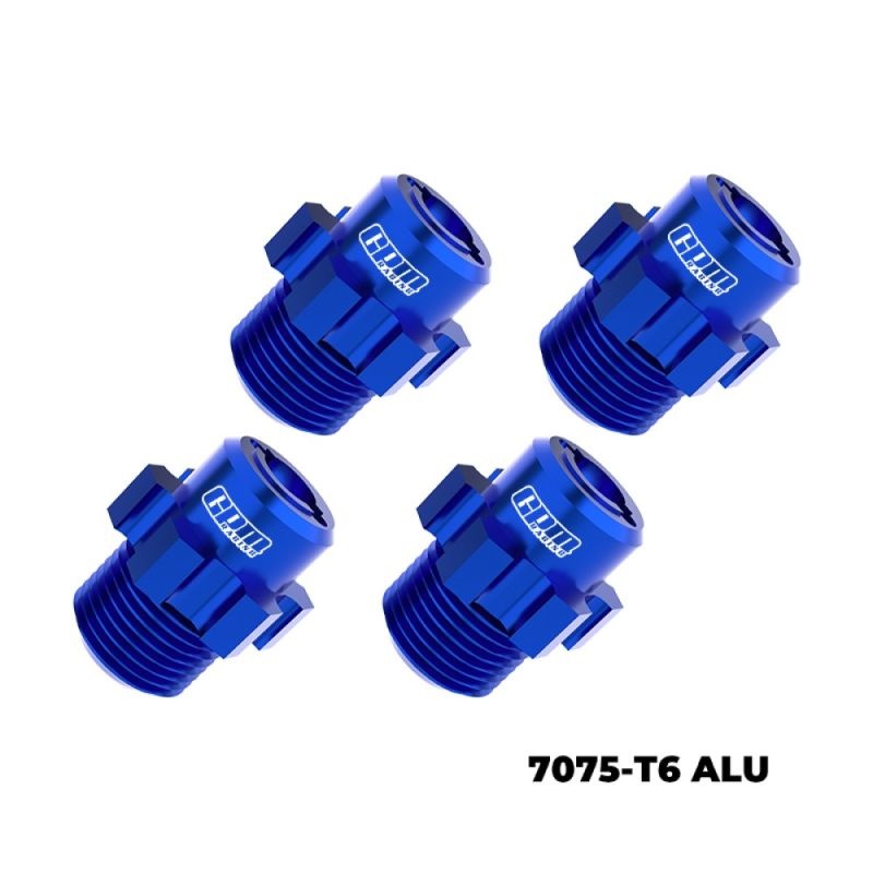 GPM Alu 17mm Radmitnehmer blau TRAXXAS 1/8 Jato 4x4 & VXL TJ010B