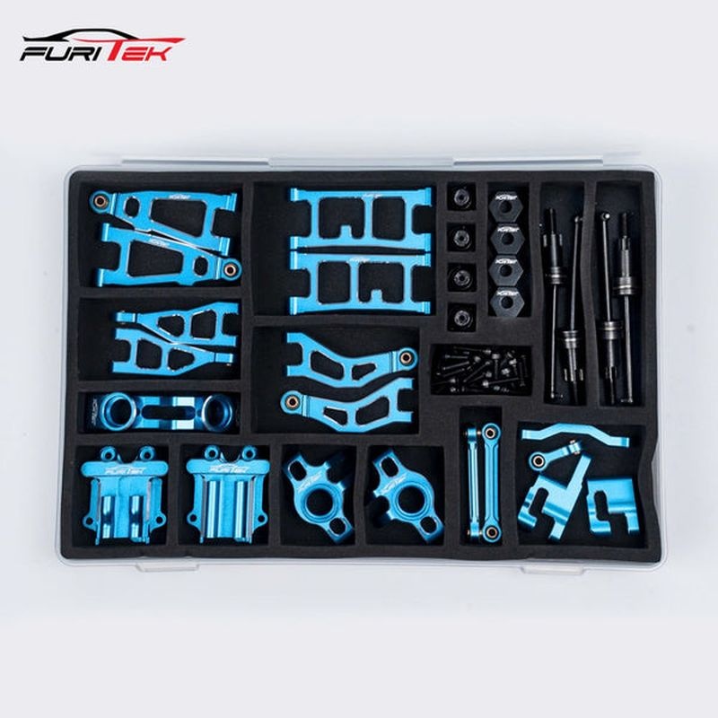 FURITEK Alumina Speed-Ultimate-Ugrade-Kit rot für 1/18 ARRMA Mojave Grom FUR-2597