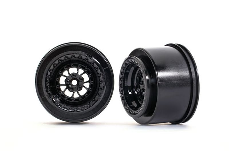 Traxxas Felgen schwarz glänzend hinten (2) 9473 - Abbildung 1
