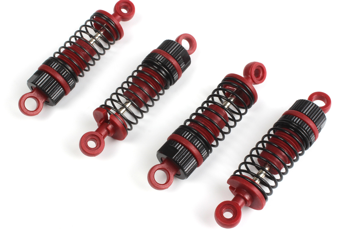Maverick Atom Shock Absorber Set (Red/4pcs) 150519