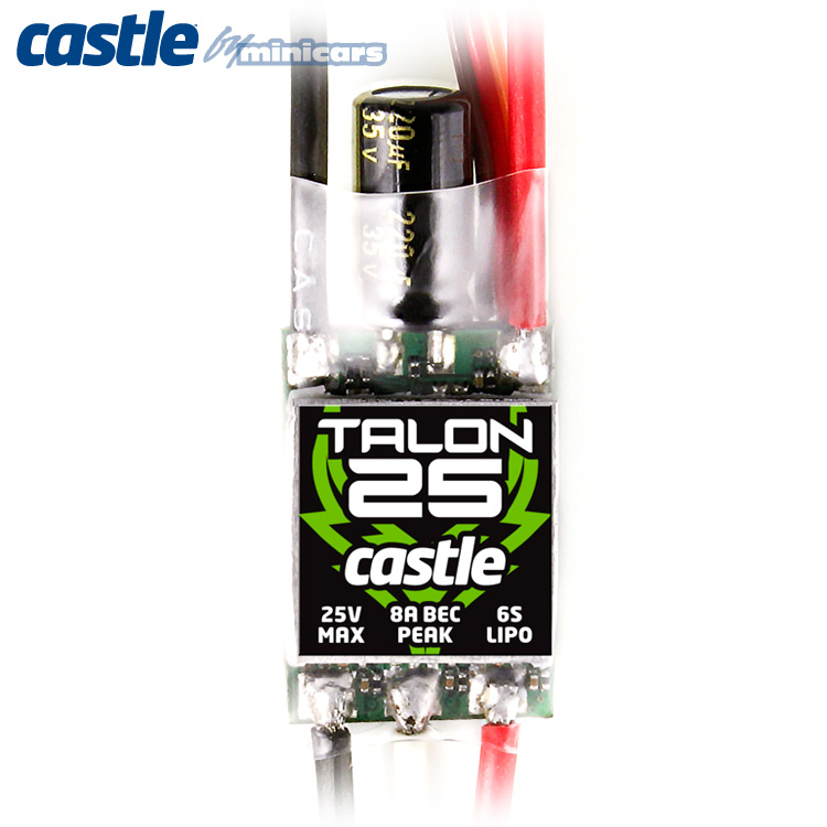 Castle Talon 25 - 2S-6S 25A 5A-BEC ESC 010-0128-00