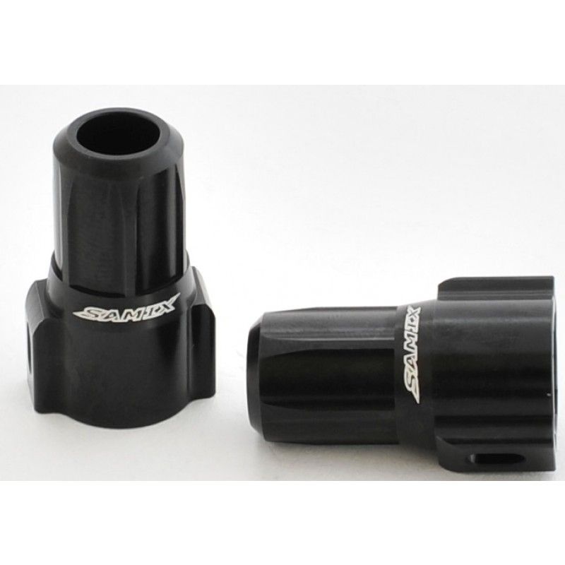 SAMIX Achsenabdeckung hinten schwarz für Axial SCX10 SCX-6015