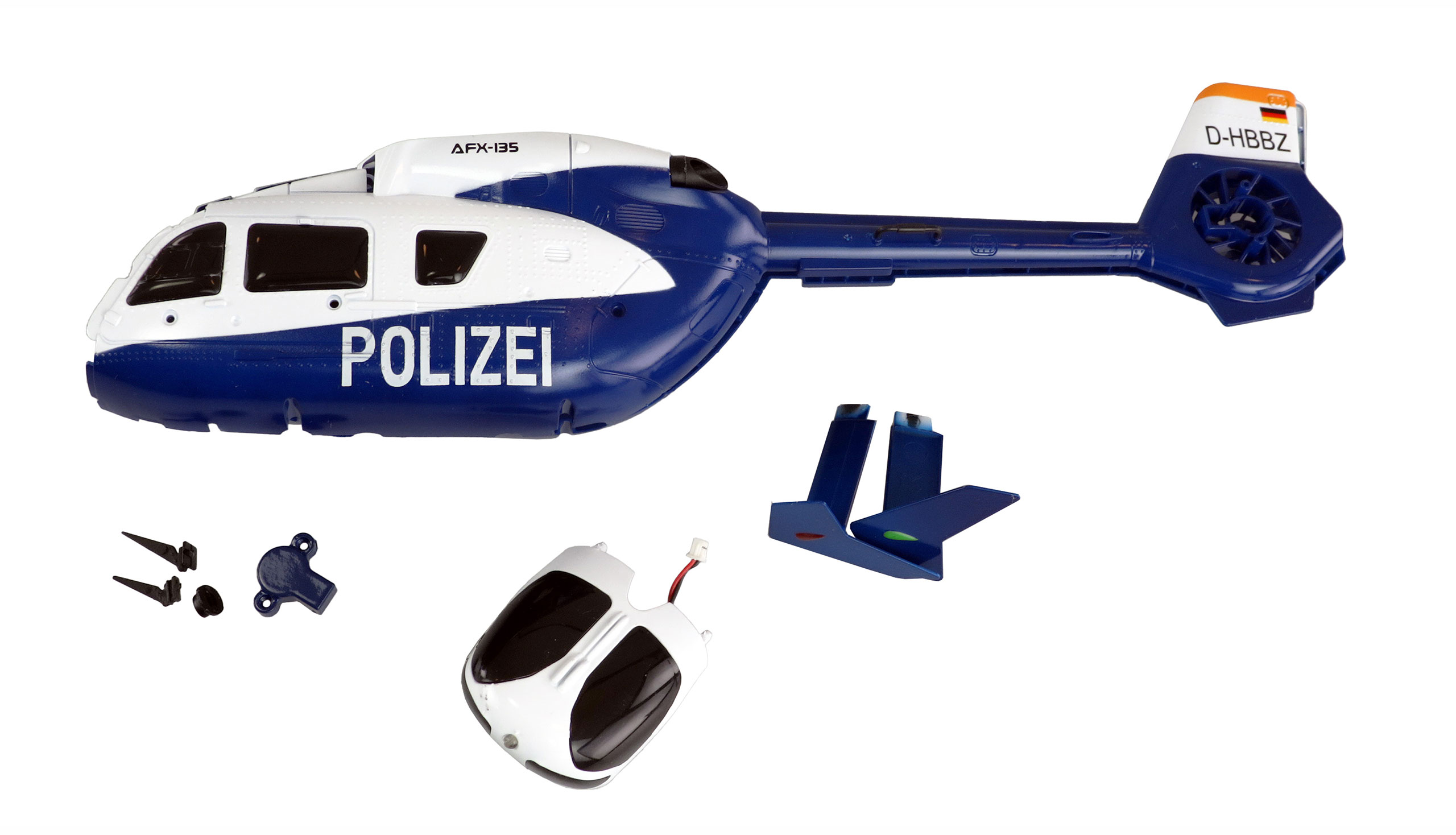Amewi Rumpf Polizei Set AFX-135 25327-13