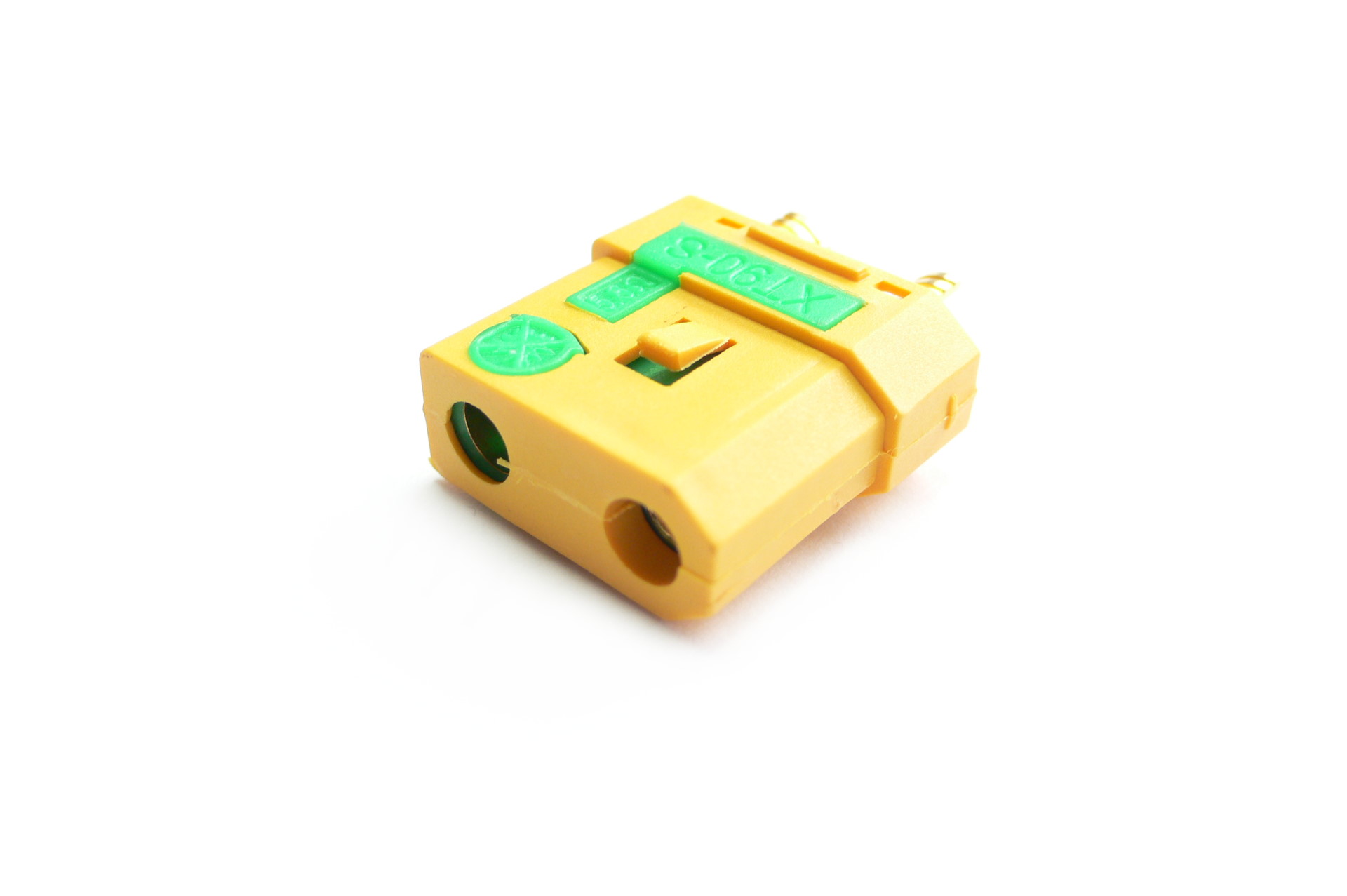 XT90 Goldkontakt Buchse Goldbuchse Antiblitz 4mm Akkuseitig female weibchen lose - Abbildung 1