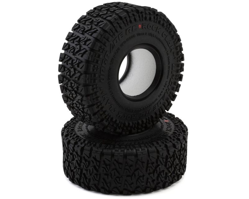 Upgrade RC Rock Claw A/T 1.9 Class 2 High Perf. Reifen supersoft (2) für Crawler (120.7x44.5mm, ID 48.26mm)