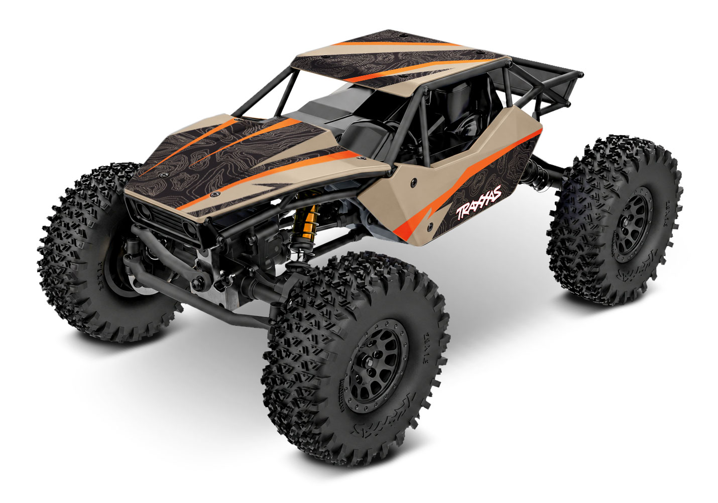 Traxxas TXC-4M Extreme Brushless Crawler 1/18 RTR Tan  RTR m. Akku&Lader 120074-1-TAN - Abbildung 1