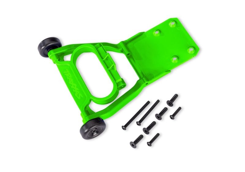 Traxxas Wheelie bar komplett grün 2WD Stampede, Rustler, Bandit (für Magnum 272) 3763-GRN