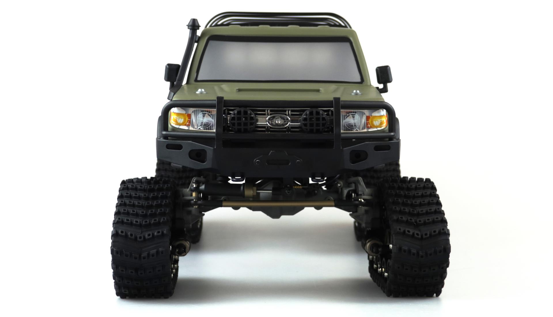 Amewi AMXRock RCX10PTS Scale Crawler Pick-Up 1:10, RTR grau 22463