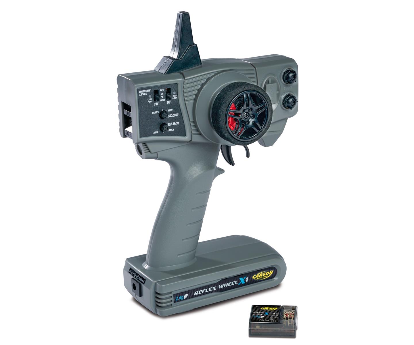 Carson 00105 Reflex Wheel X1 2.4GHz grau 500500105