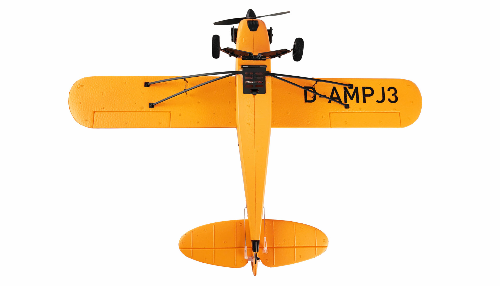 Amewi Piper J-3 Cup mit Gyro 3-Kanal BNF gelb 24142 - Abbildung 5