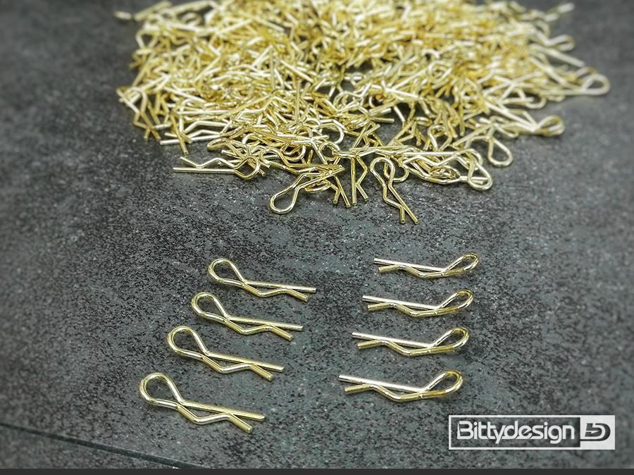 Bittydesign Body Clips Kit Big Scale (8) - Gold BDBC-88GO