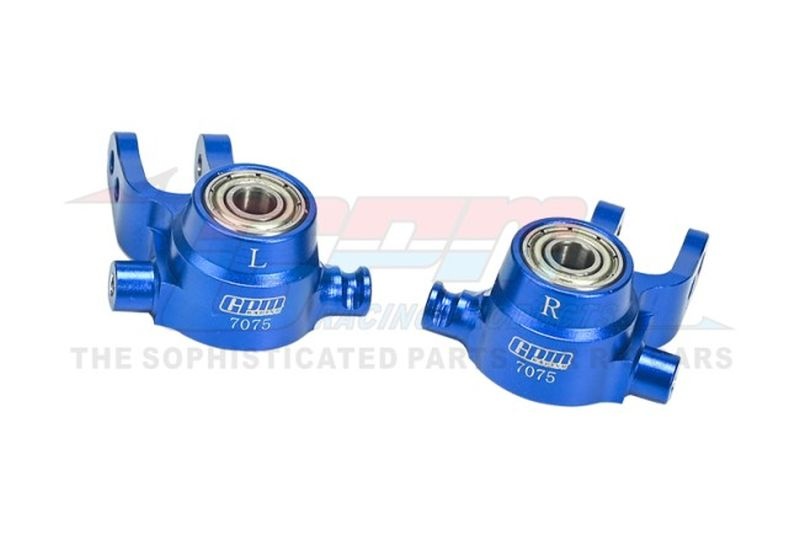 GPM Aluminium Lenkhebel vorn eloxiert blau TRX Slash, Stampede, Rustler, Hoss, Rally 4x4 SLA021NB