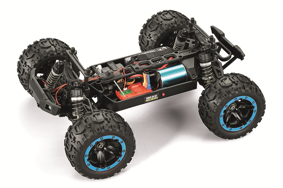 BLACKZON Slyder MT Turbo 1/16 4WD 2S Brushless Blau 540209