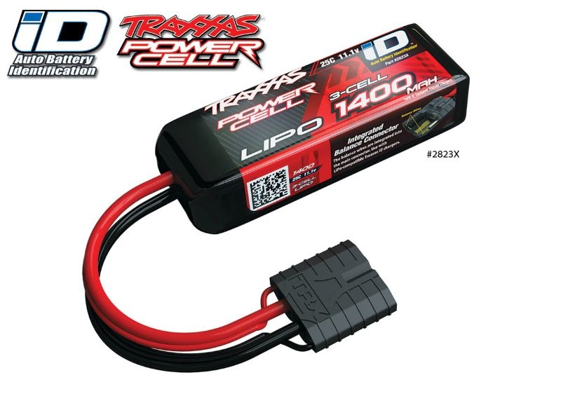 Traxxas Lipo Akku 3S 1400mAh 11,1V 3-Zellen 25C 2823X - Abbildung 1