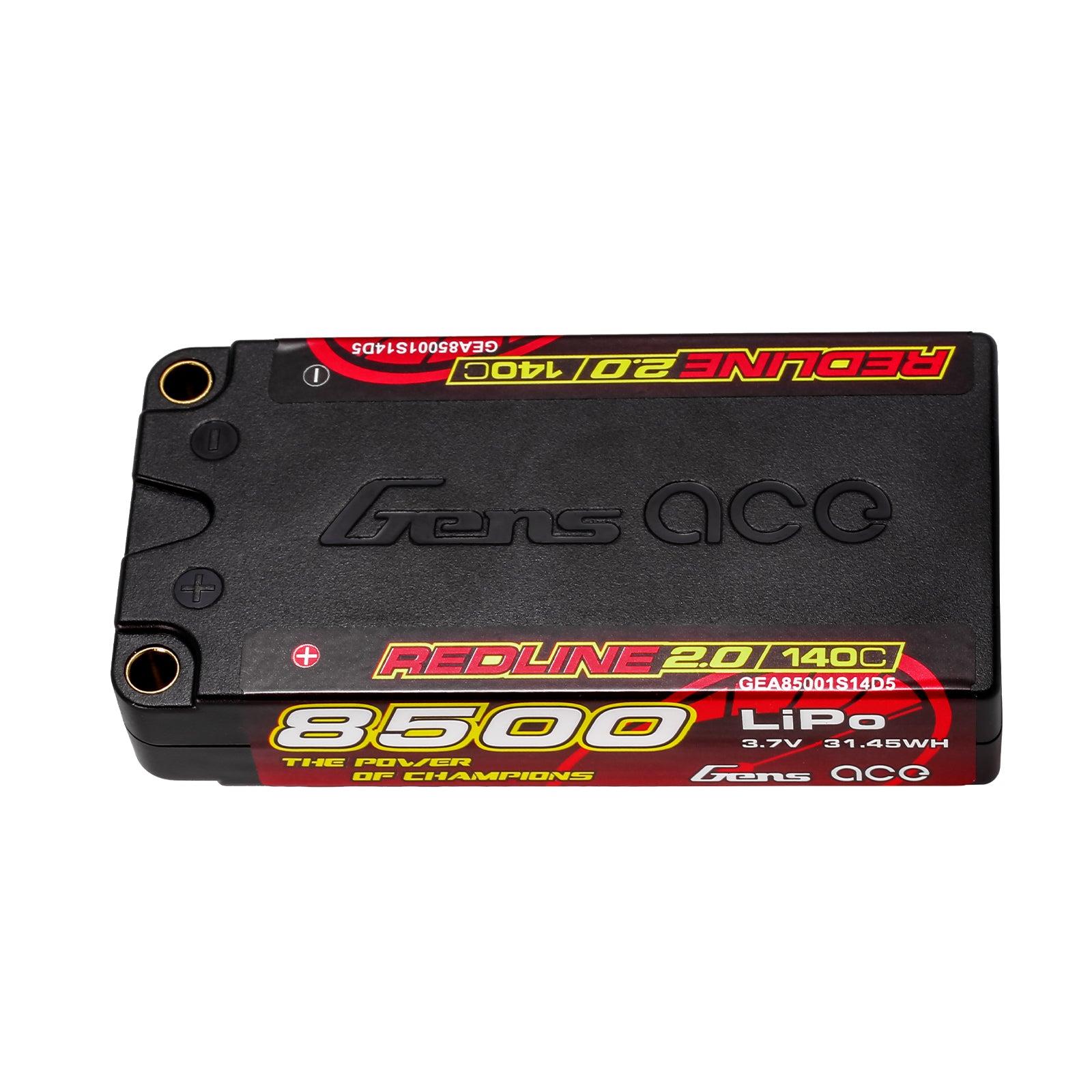 Gens Ace Rotline 2.0 Series 8500mAh 1S2P 3.7V 140C Lipo Akku Pack mit Hardcase 65# GEA85001S14D5