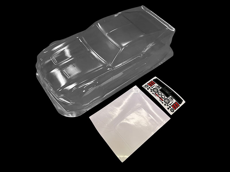 H-SPEED 1968 Mustang 200mm mit Dekor und Scheibenabdeckung HSPL020