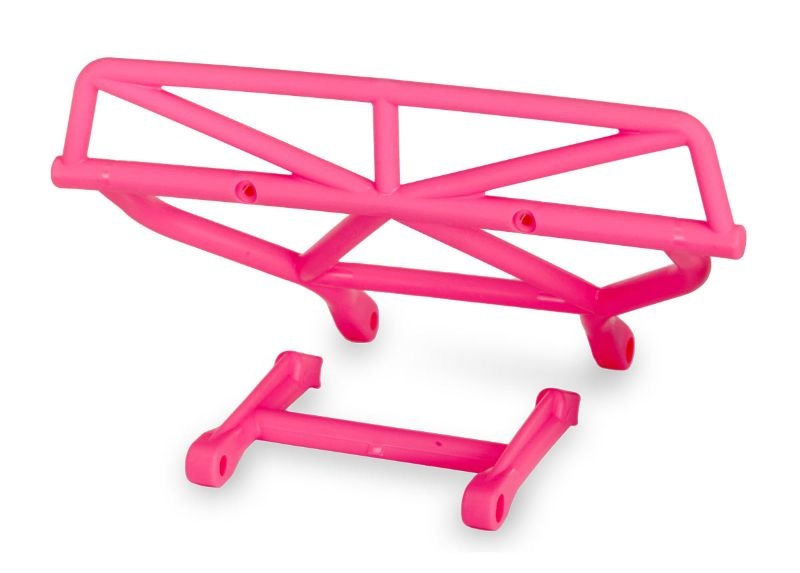 Traxxas Bumper + Halter hinten pink 5836P