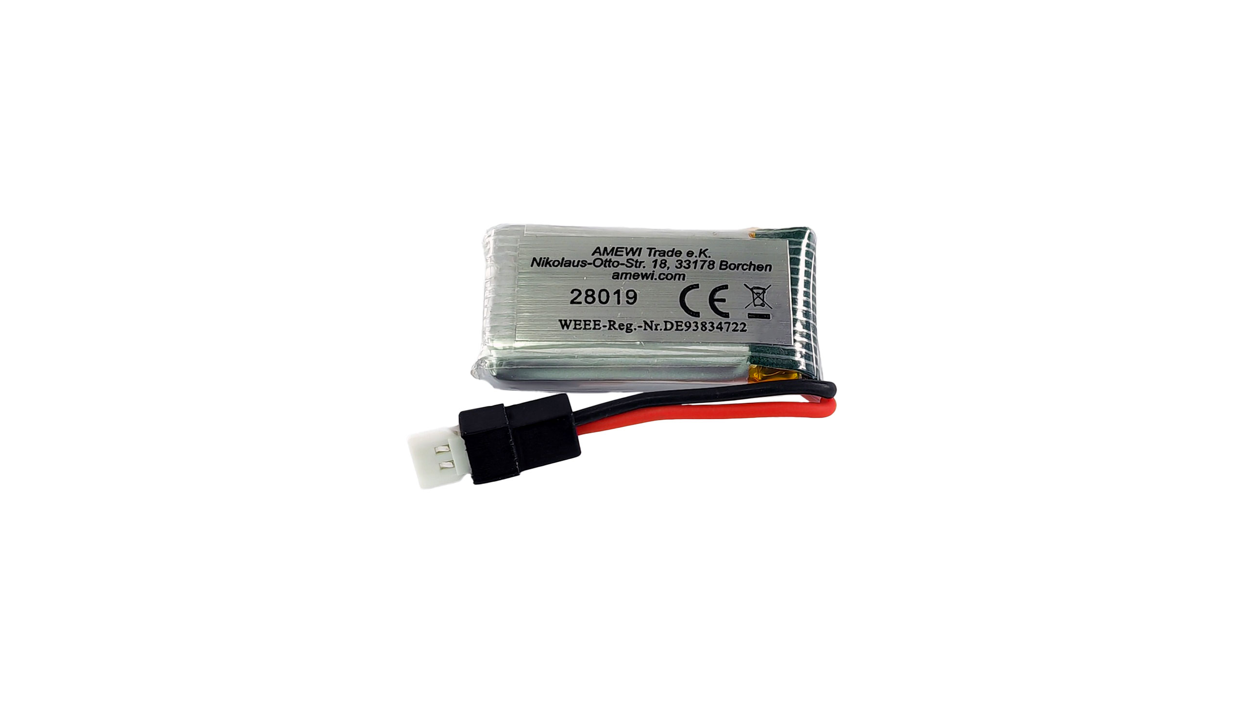 Amewi LiPo Akku 1S 3,7V 350mAh XH 28019