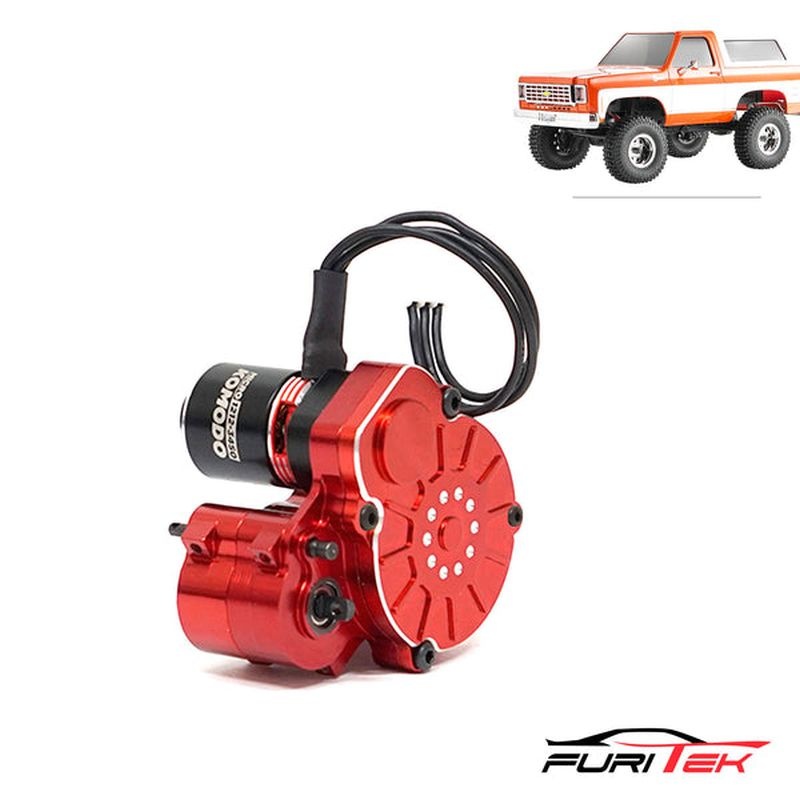 FURITEK STELLAR TRANSMISSION MICRO KOMODO BL SETUP FOR FCX24 Brushless System for FCX24 FUR-2348