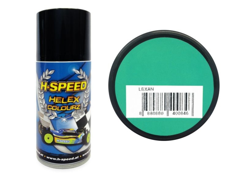 H-SPEED Lexan Spray Farbe Helex Colourz türkis 150ml HSPS017
