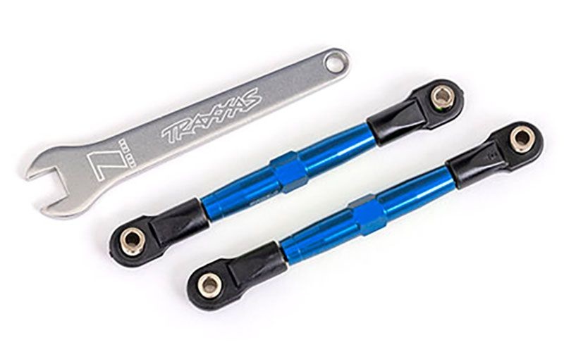 Traxxas Vorspurstange vo Alurohr blau eloxiert 2445X