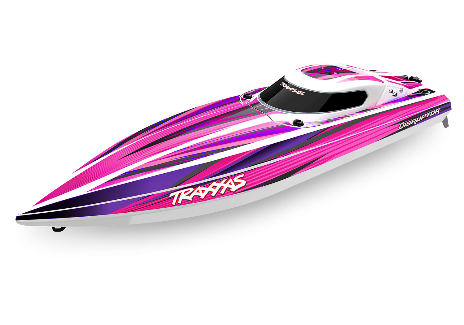 Traxxas DISRUPTOR Pink 26 Zoll Brushless Rennboot V-Rumpf 106064-4 - Abbildung 1