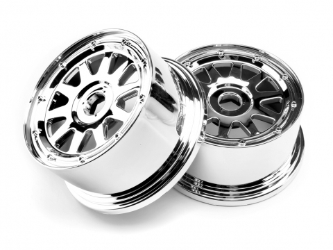 HPI TR-10 Felge Chrom (120X60mm/vorne/-4mm Offset) 104973