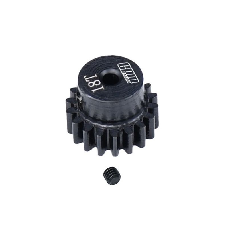 GPM Stahl Ritzel 18Z 0,5mm 2mm-Welle Losi Micro-B & Micro-T LMB018TSBK