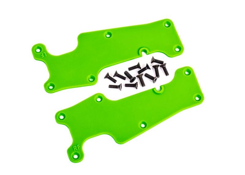 Traxxas Querlenker-Abdeckung grün vorn l/r + Schrauben 9633G
