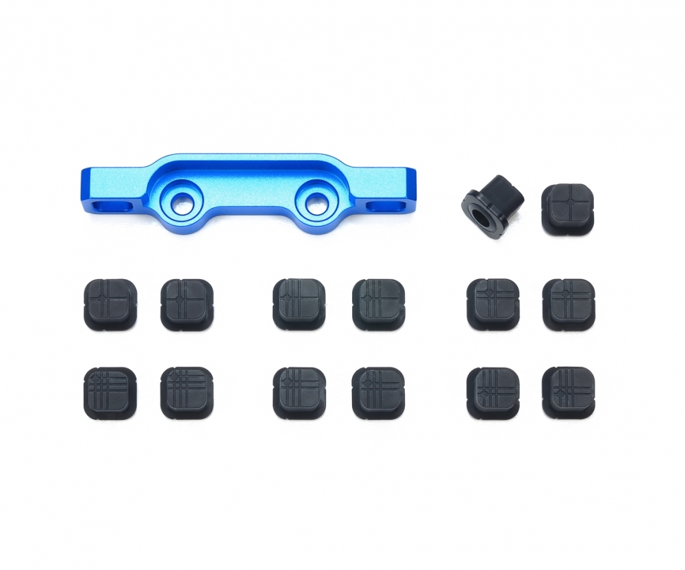 Tamiya 22038 TD4 Alu Querlenkerhalter hint. einstell. 300022038