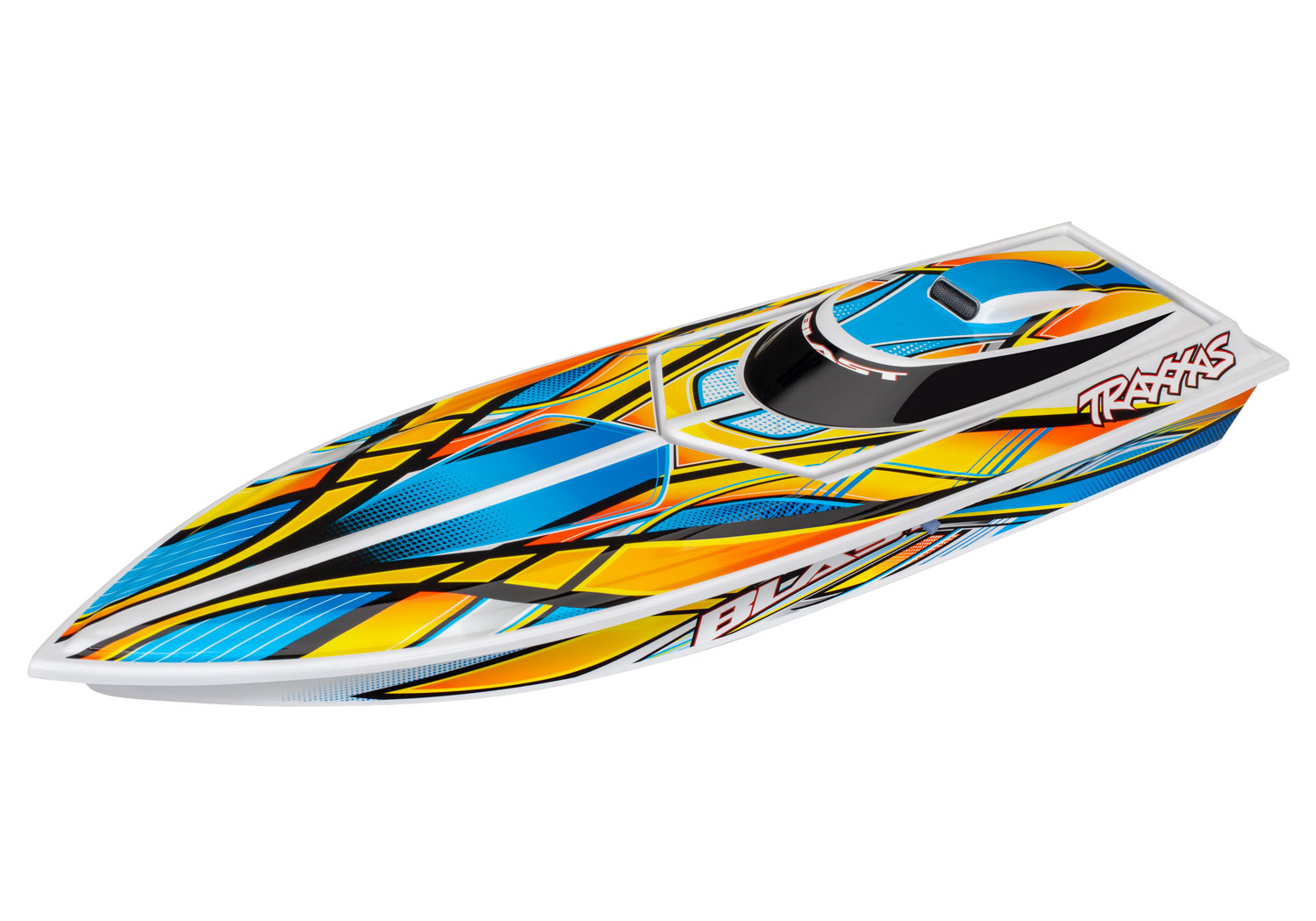 Traxxas Blast Rennboot orange +USB-C-Lader 38104-8 - Abbildung 1