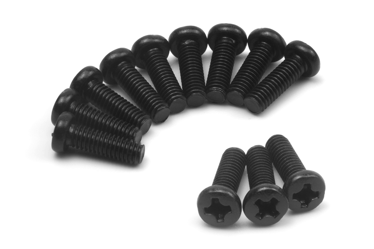 BLACKZON Flachkopf Schneidschrauben BMHO 2.5x8mm 540351
